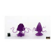Reaper Miniatures Killer Fungi (2) #44043 Bones Black Unpainted Plastic Figure