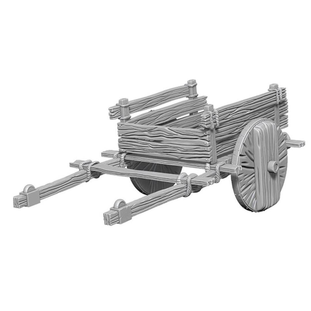 NECA WizKids Deep Cuts Unpainted Miniatures Terrain: Wave 4: 2 Wheel Cart
