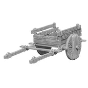 NECA WizKids Deep Cuts Unpainted Miniatures Terrain: Wave 4: 2 Wheel Cart