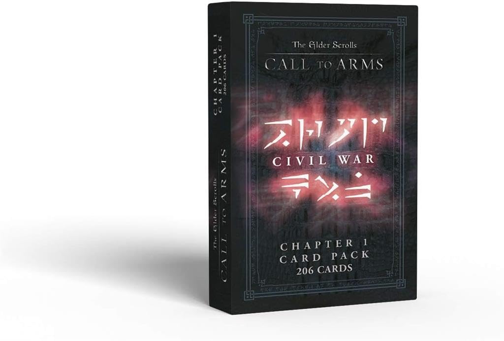 Modiphius Elder Scrolls Call to Arms - Chapter 1 Card Pack - Civil War , Black
