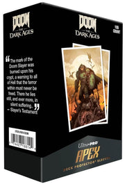 Ultra Pro Card Sleeves Doom The Dark Ages 105ct APEX Deck Protector Sleeves - Wraith