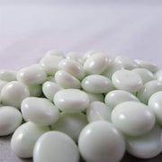 Glass Stones Tube White (40)