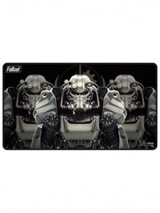 Fallout - Brotherhood of Steel Black Stitched Edge Playmat for Tabletop Gaming