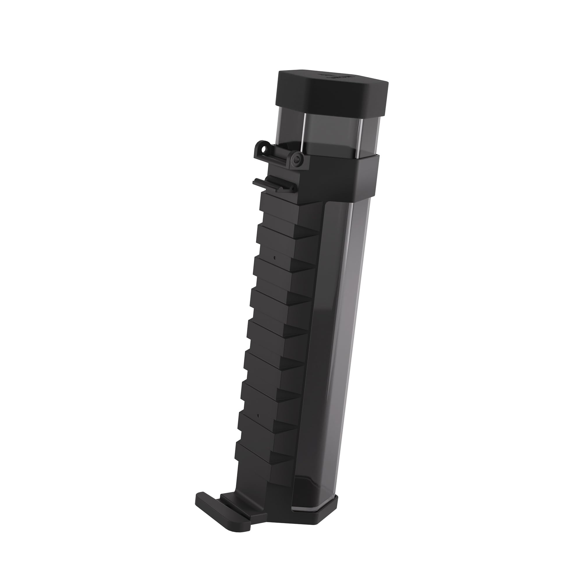 Gamegenic Game Castle Tube Holder - Playmat Tube Carrying Attachment, Includes 1 Playmat Tube, Fits Up to 2 Playmats, Detachable & Travel-Ready Accessory, Black Color