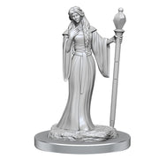 Critical Role Unpainted Miniatures: Human Wizard Female & Halfling Holy Warrior Female