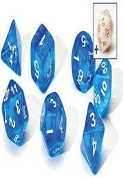 MagVision Sirius a Dice Translucent Blue Resin Dice Set, Game