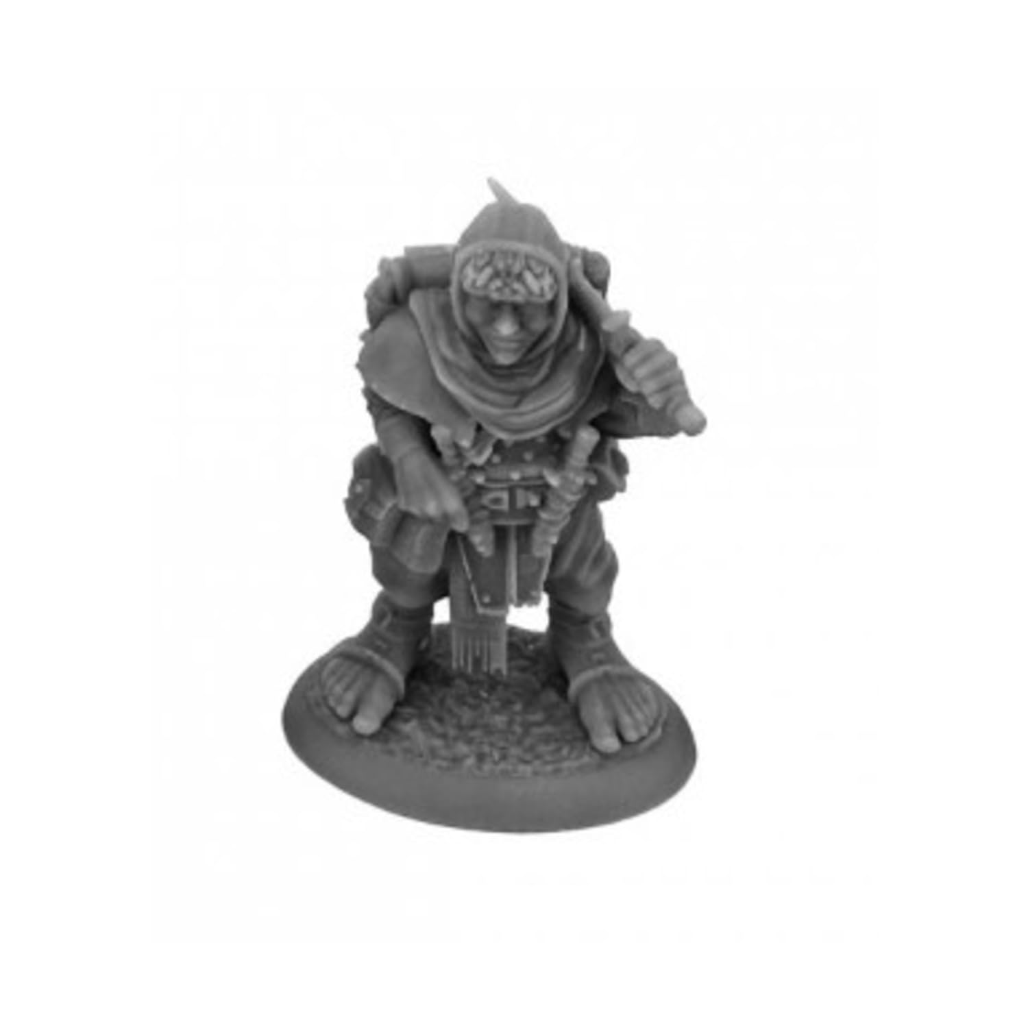 Dungeon Dwellers: Reaper Dodger Barncock Halfling Rogue Miniature 25mm Heroic Scale Figure Dungeon Dwellers Miniatures