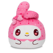 TeeTurtle Reversible Sanrio My Melody Plushie 4-Inch Present Two-Sided Flip Plush Toy with Embroidered Details - Cute Mini Collectible Plush for Kids, Teens, and Adults