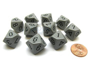 d10 Clamshell Opaque Dark Grey with Black (10)