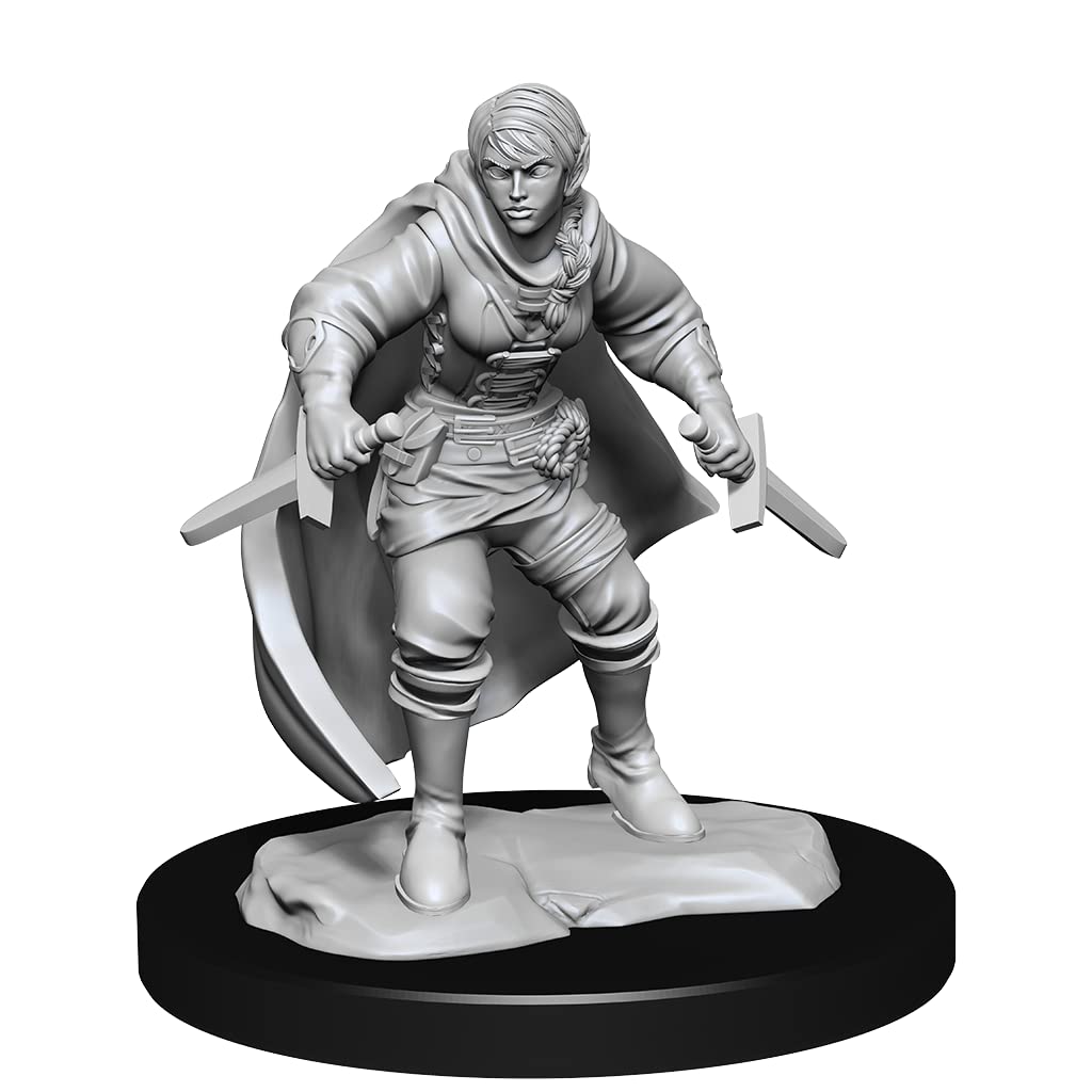 D&D: Nolzur's Marvelous Minis: Half-Elf Rogue Female Wave 14 (Unpainted)