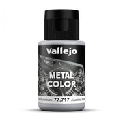 Vallejo - Metal Color | Dull Aluminium 32 ml (1.08 fl.oz.) | Faithfully Reproduce Different Metallic Finishes