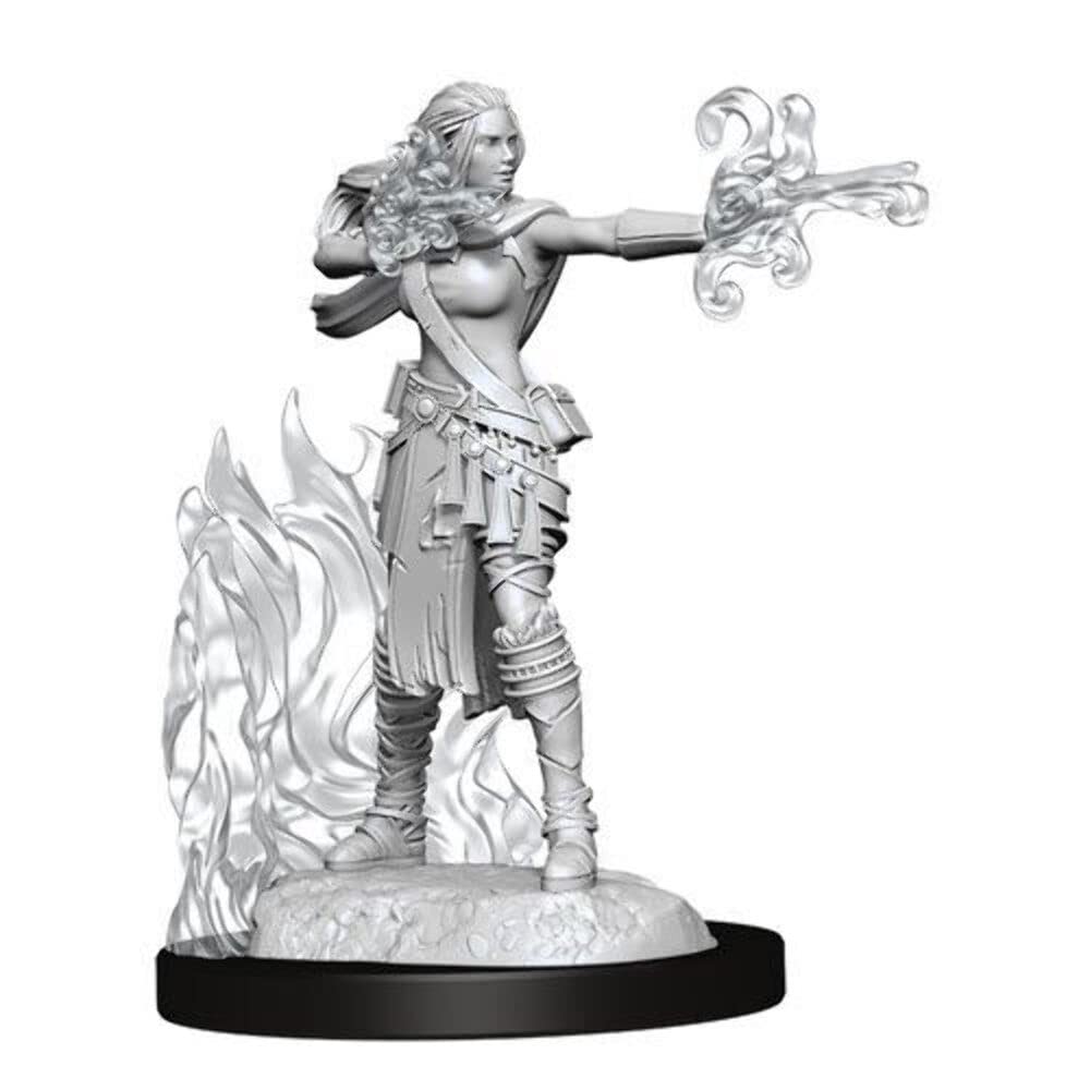 Mini - D&D Nolzur's Marvelous : Multiclass Warlock Sorceror (Female)