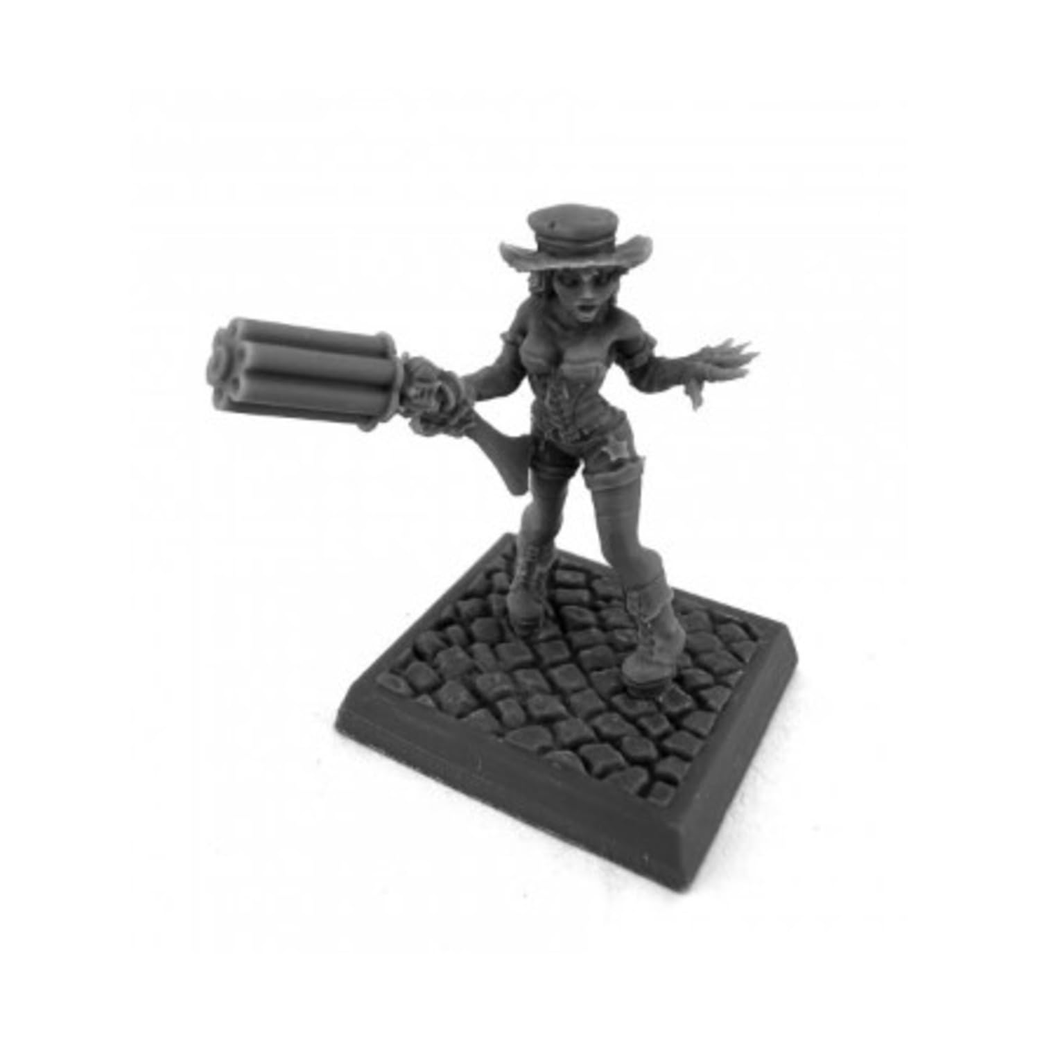 Reaper Dixie Dynamite Steampunk Cowgirl Freebooter Miniature 25mm Heroic Scale Figure Chronoscope Miniatures