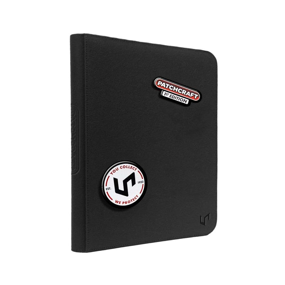 Ultra Pro Zippered PRO Binder 9-Pocket: Patchcraft - Black (PREORDER)