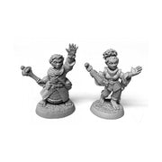Mini - Reaper Bones USA 07103 Halfling Cleric & Bard
