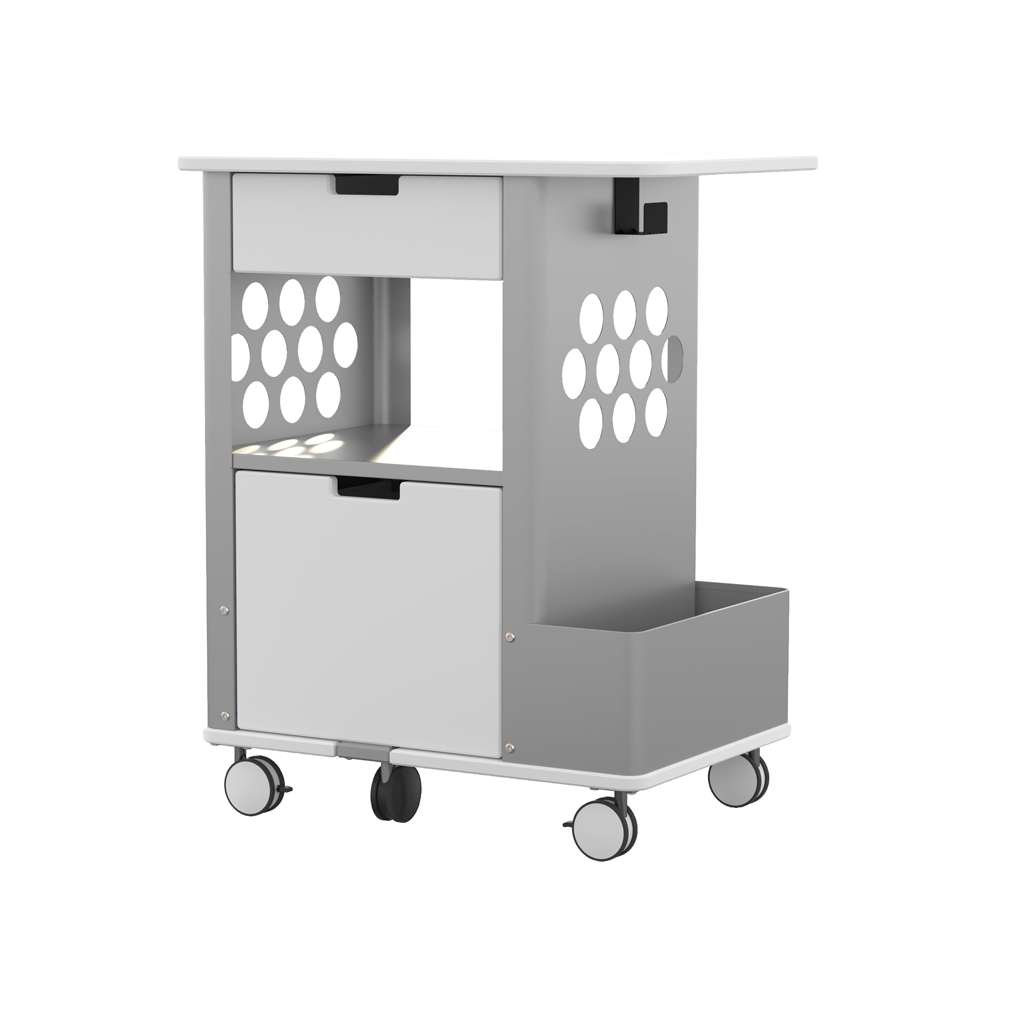 Focal Mobile Strage Cart Wht