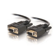 Cables to Go - C2G 52035 DB9 F/F Serial RS232 Cable, Black (6 Feet, 1.82 Meters)