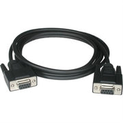 C2G/Cables to Go 52038 DB9 F/F Serial RS232 Null Modem Cable - Black (6 Feet)
