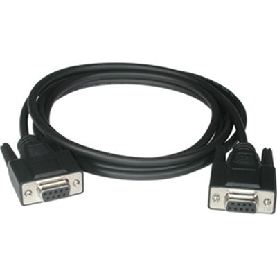 C2G/Cables to Go 52038 DB9 F/F Serial RS232 Null Modem Cable - Black (6 Feet)