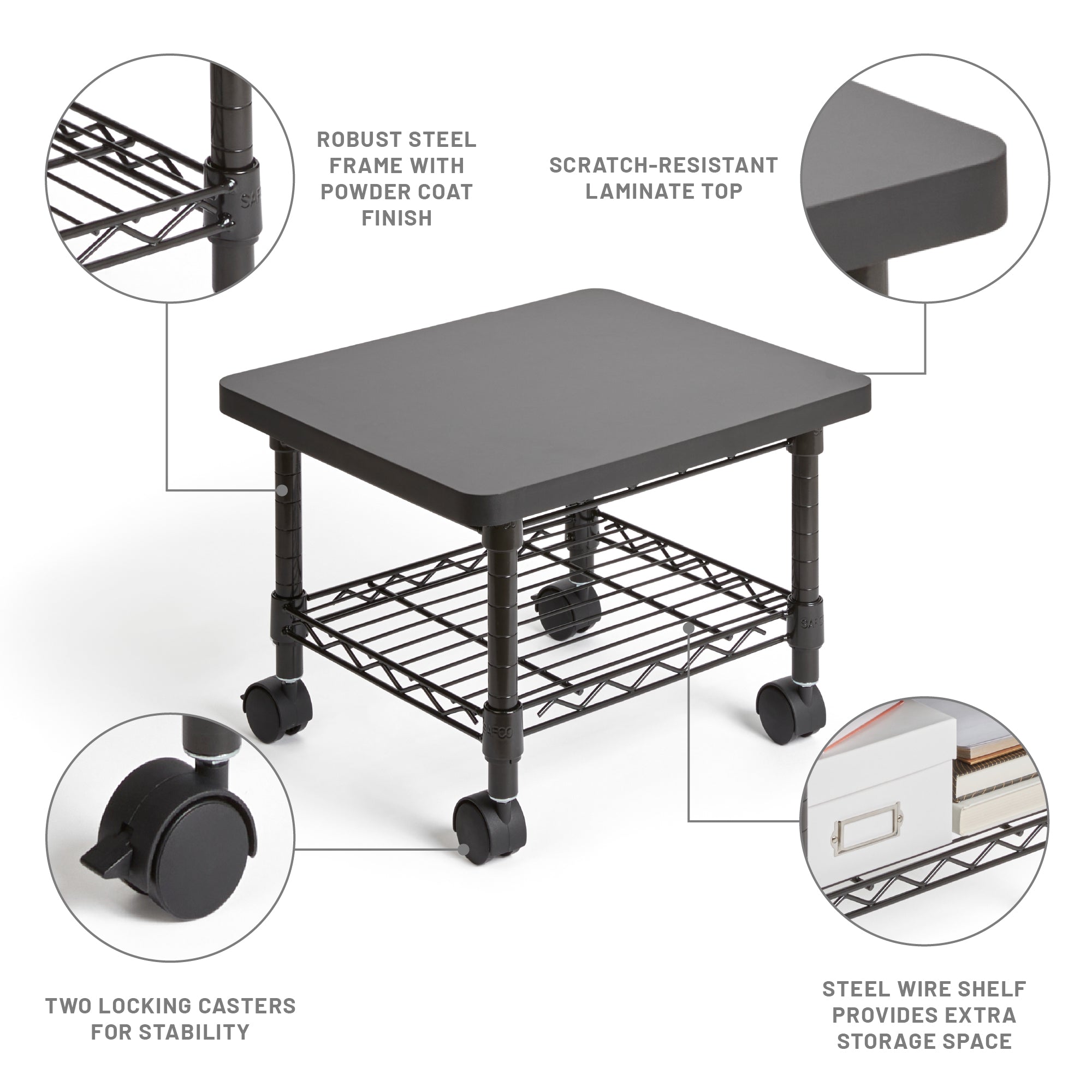 Stand Machine Under Desk Blk