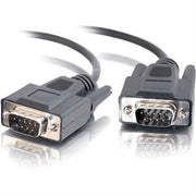 C2G 52087 DB9 M/M Serial RS232 Cable, Black (6 Feet, 1.82 Meters)