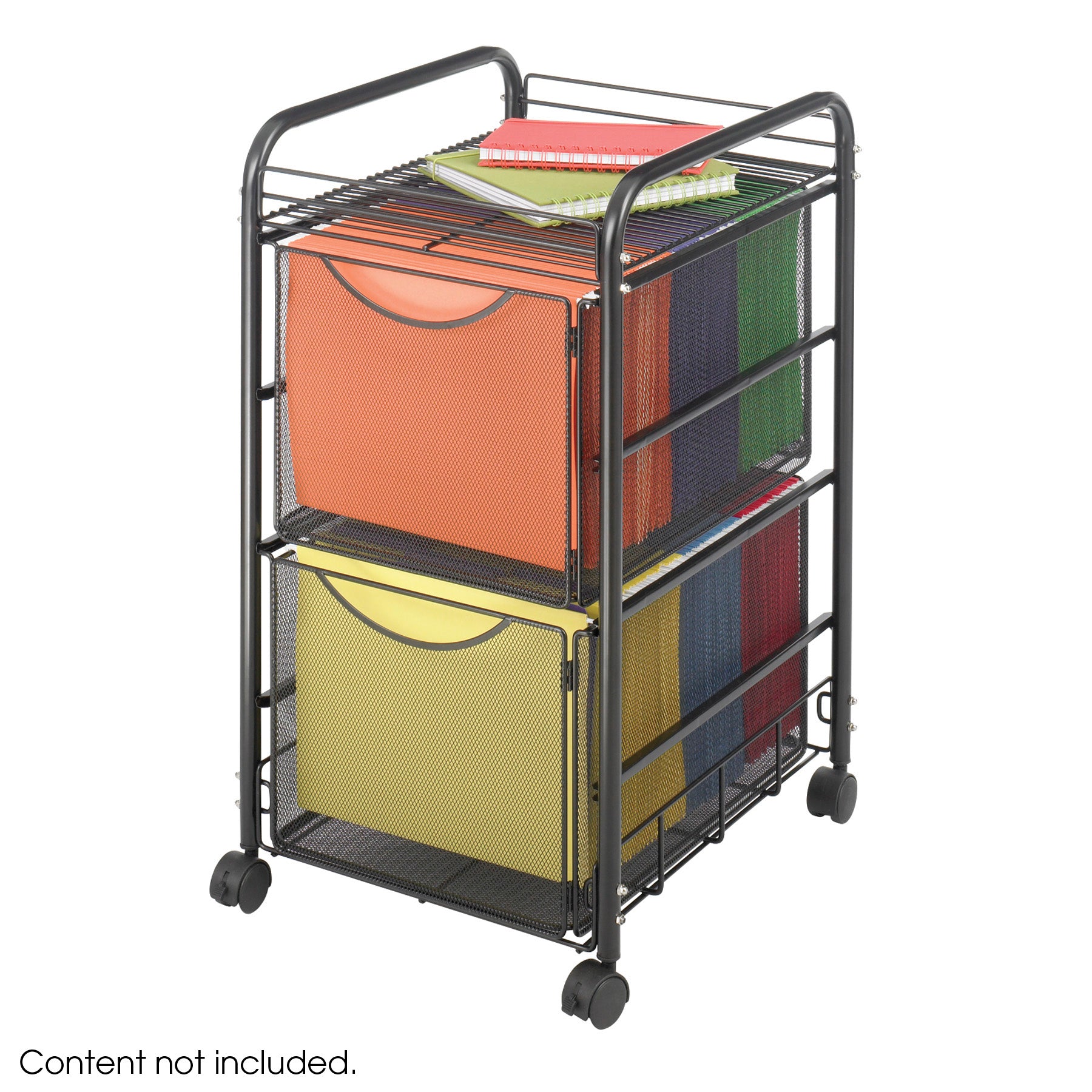 Cart Onyx File 2 Drawer Blk