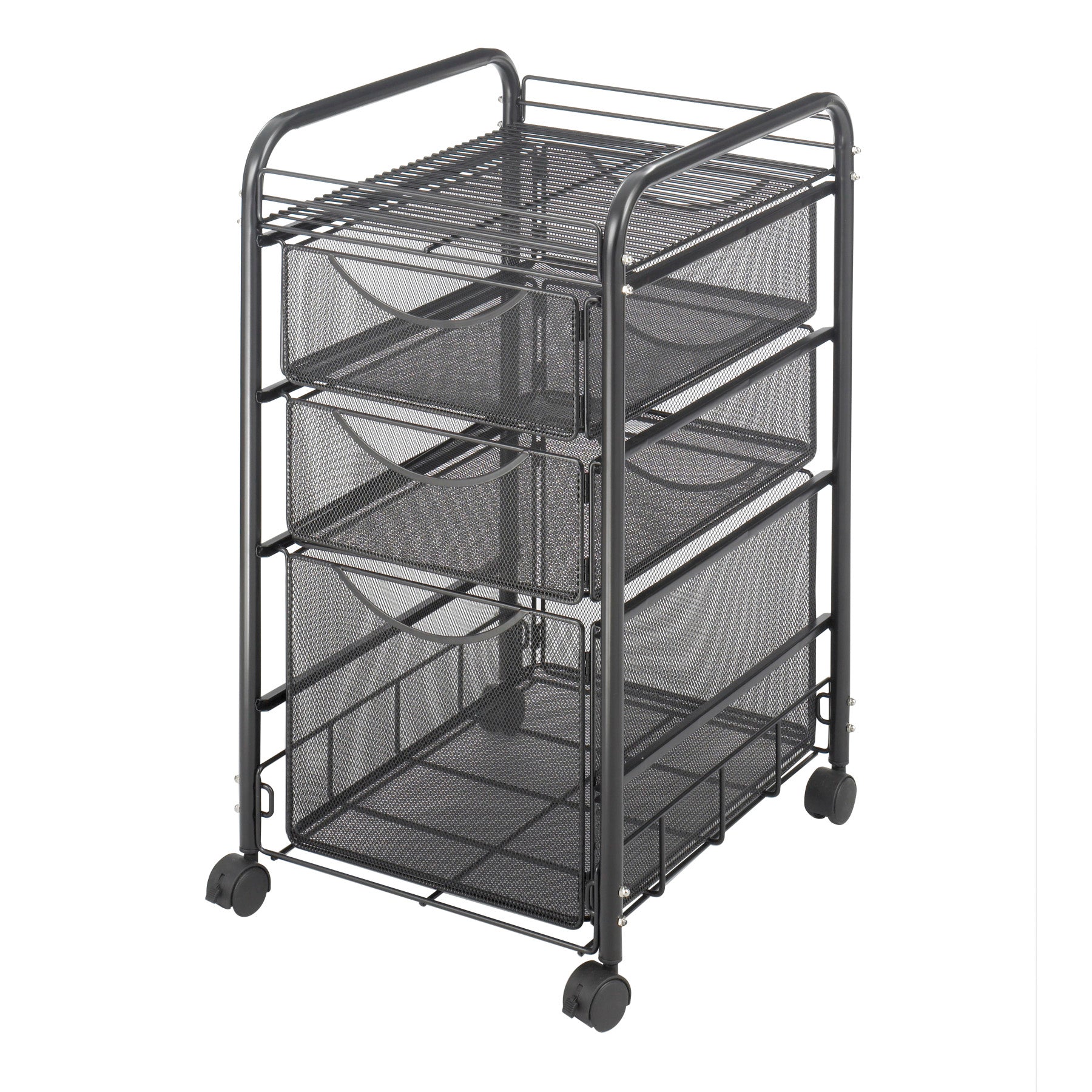 Onyx Cart File 3 Drawer Bl