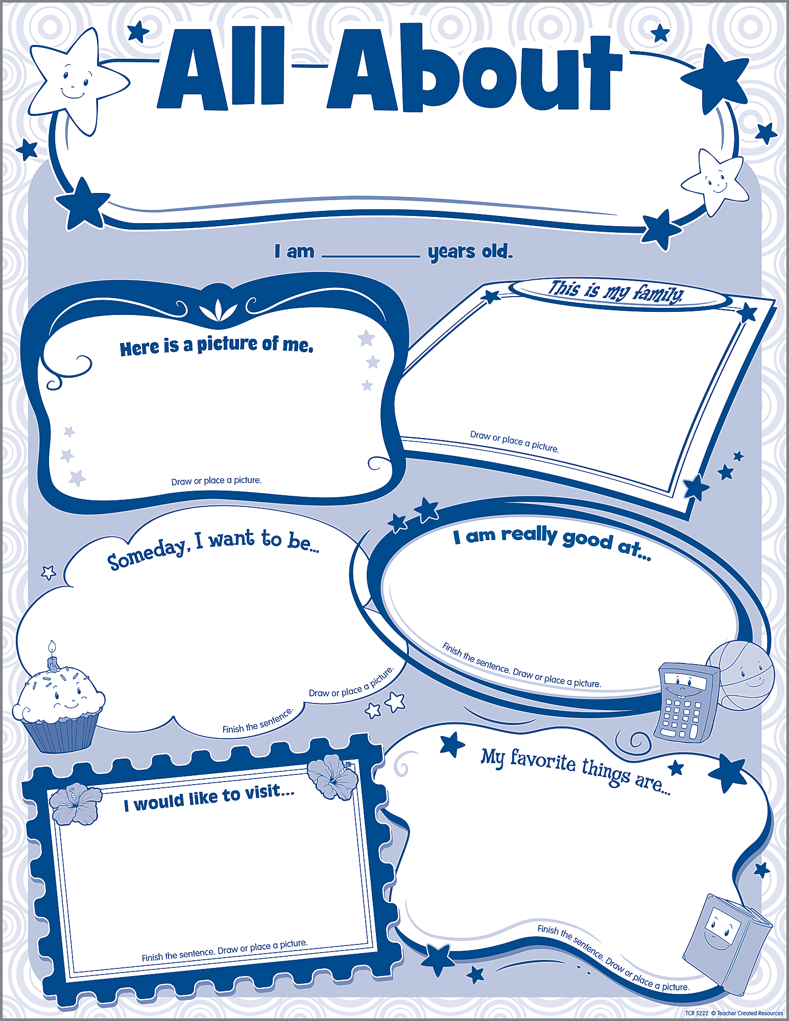 All About Me Poster Pack