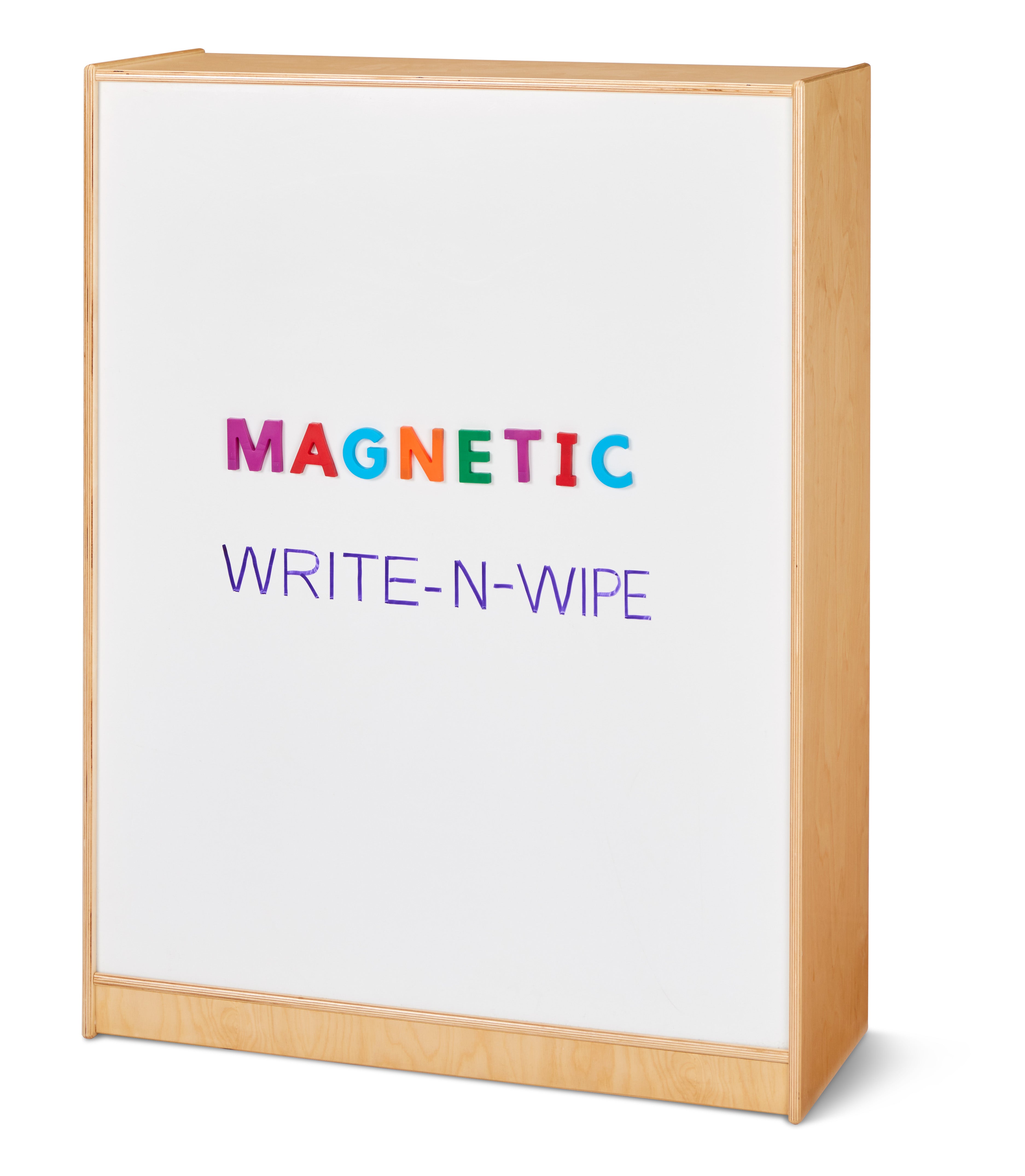 Jonti-Craft® Tall Fixed Straight-Shelf Bookcase - Magnetic Write-n-Wipe Back
