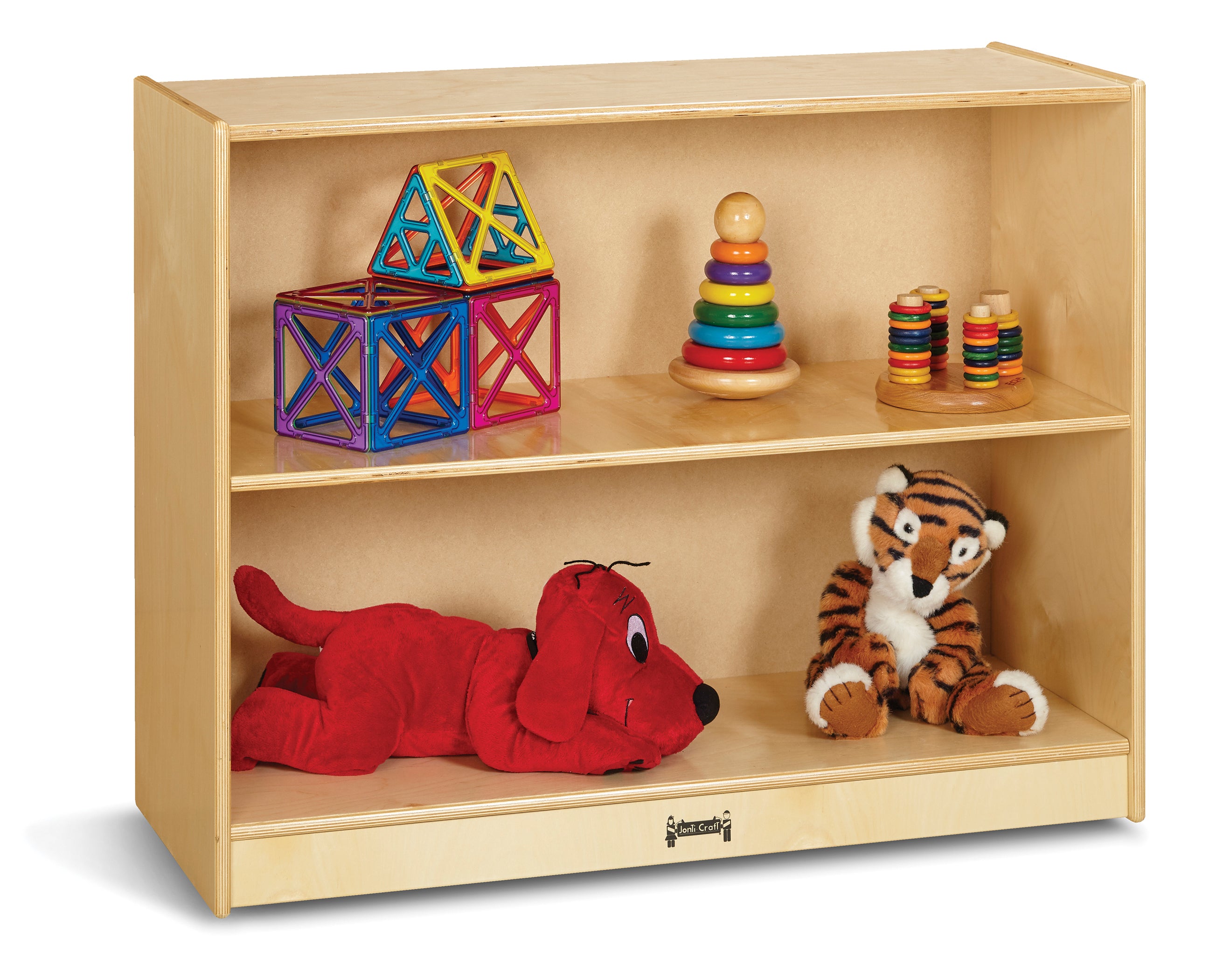 Jonti-Craft® Straight-Shelf Storage - Mobile - Plywood Back