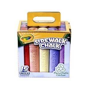 Crayola 15-piece Sidewalk Chalk Set