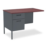 HON Metro Classic HP3236L Return - 29.5" Height x 42" Width x 24" Depth - Total Drawer(s): 5 - Square Edge - Finish: Charcoal - 1 Each
