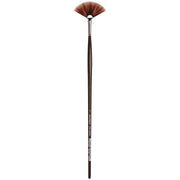 TOP-ACRYL Red-Brown Brush, Synthetic, Acrylic & Oil, Fan, Series 485, Size 3