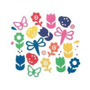 Darice 1028-68 300-Pack Bucket of Foamies Shape Craft Supplies, Blossom and Bugs, Assorted