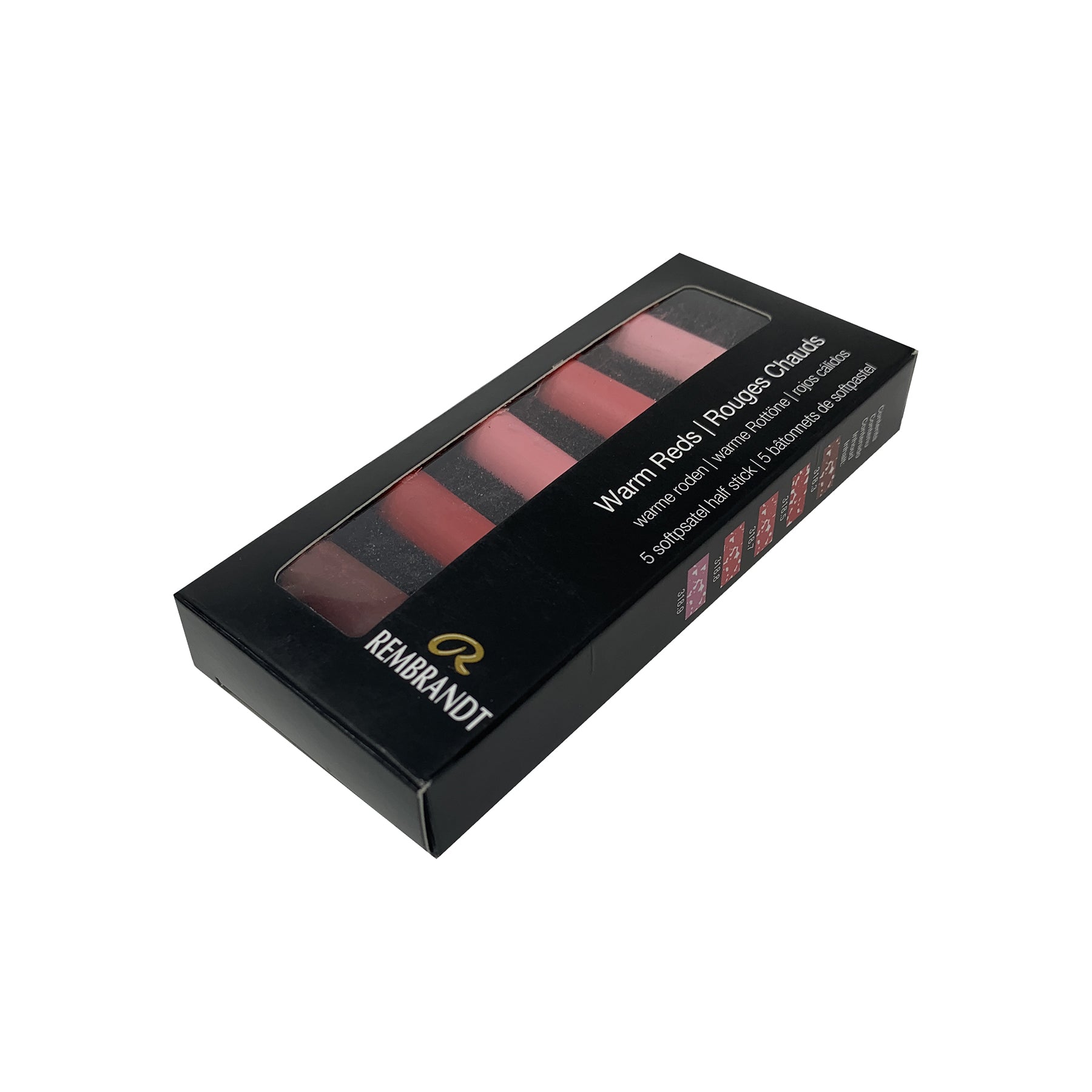 Soft Pastels Micro Sets, 5 Half Sticks, Warm Reds