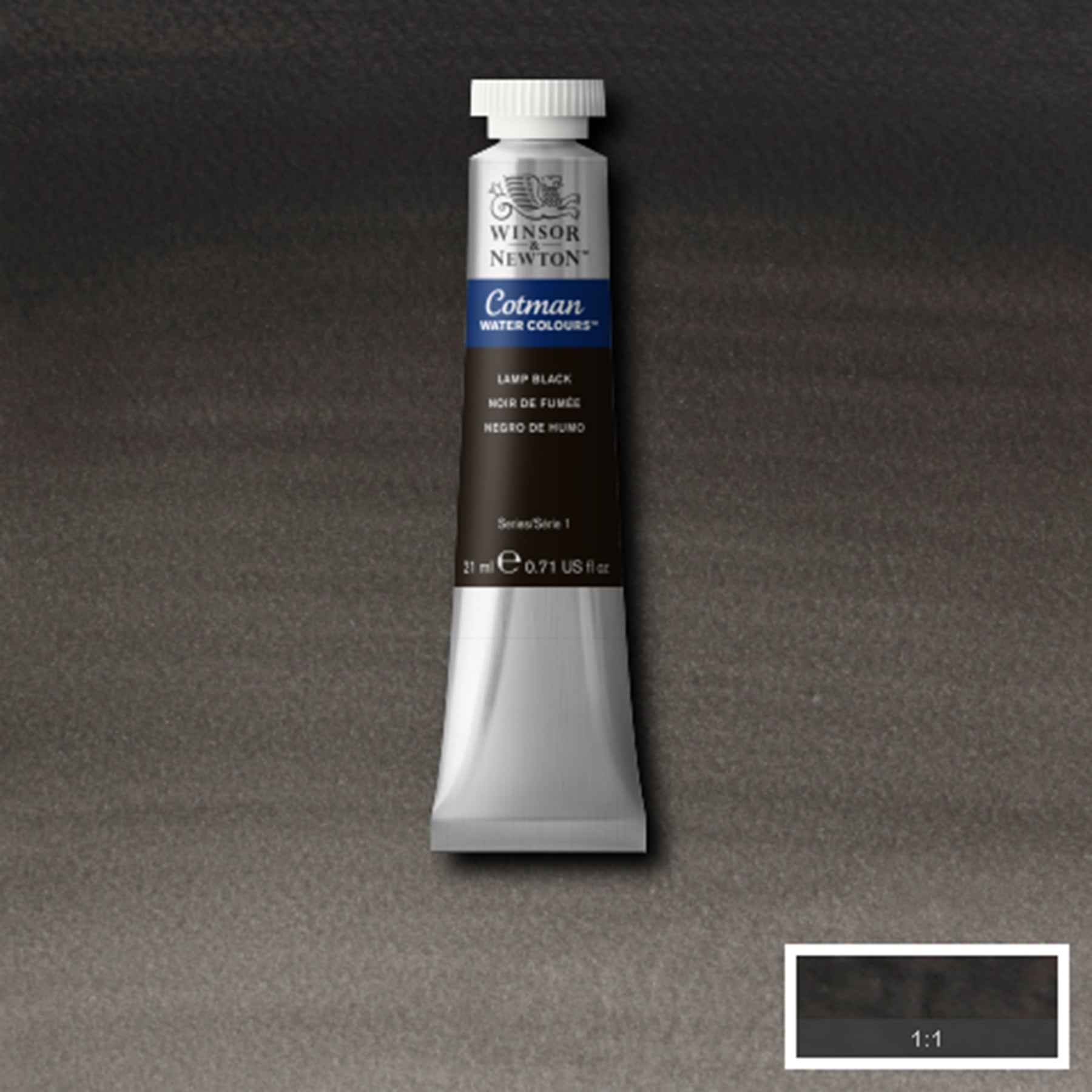 CWC 21ml tube - Lamp Black