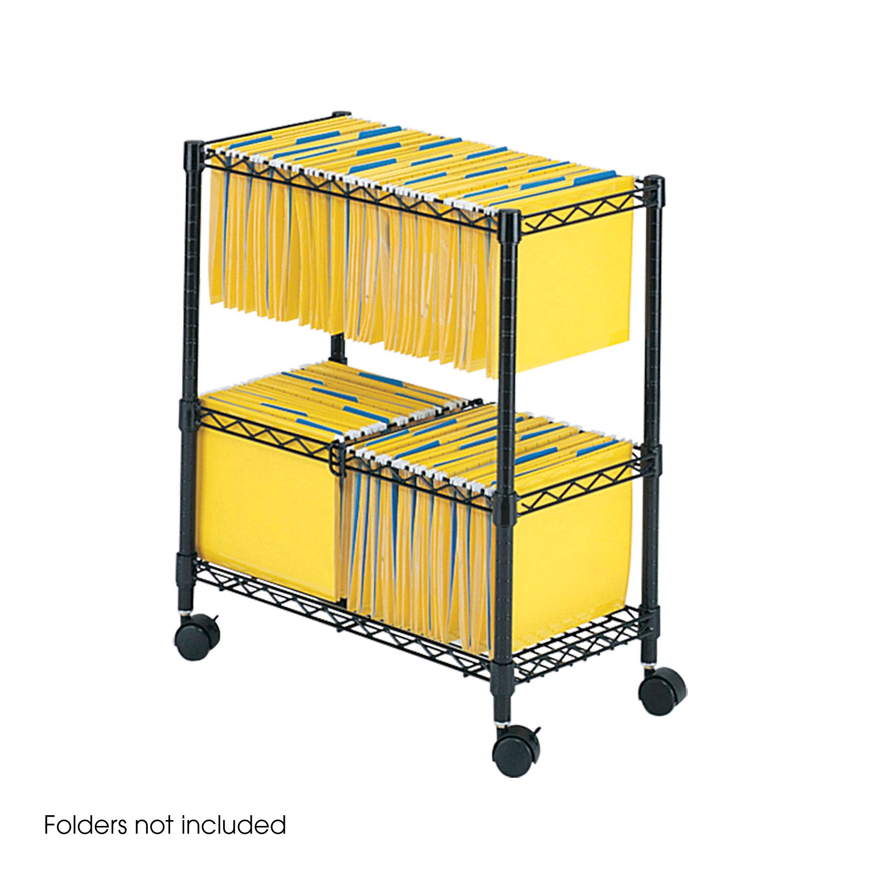 Cart Two Tier Mobile File Wire