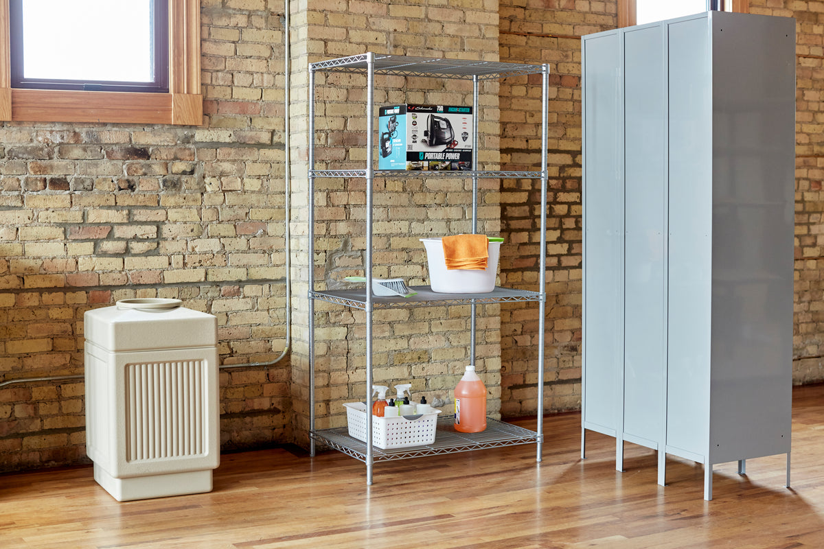 Shelving Wire Ind Starter Gry