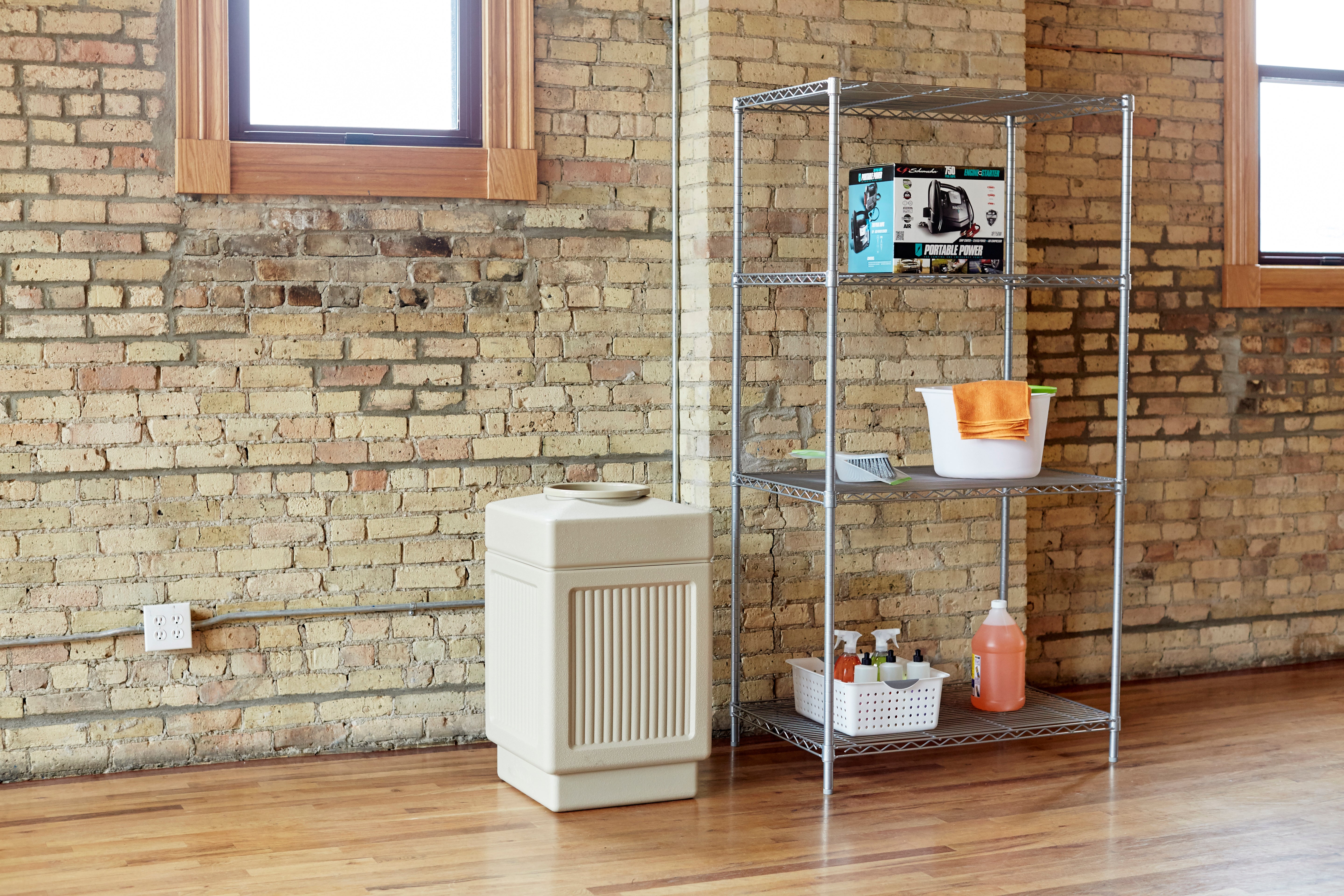 Shelving Wire Ind Starter Gry