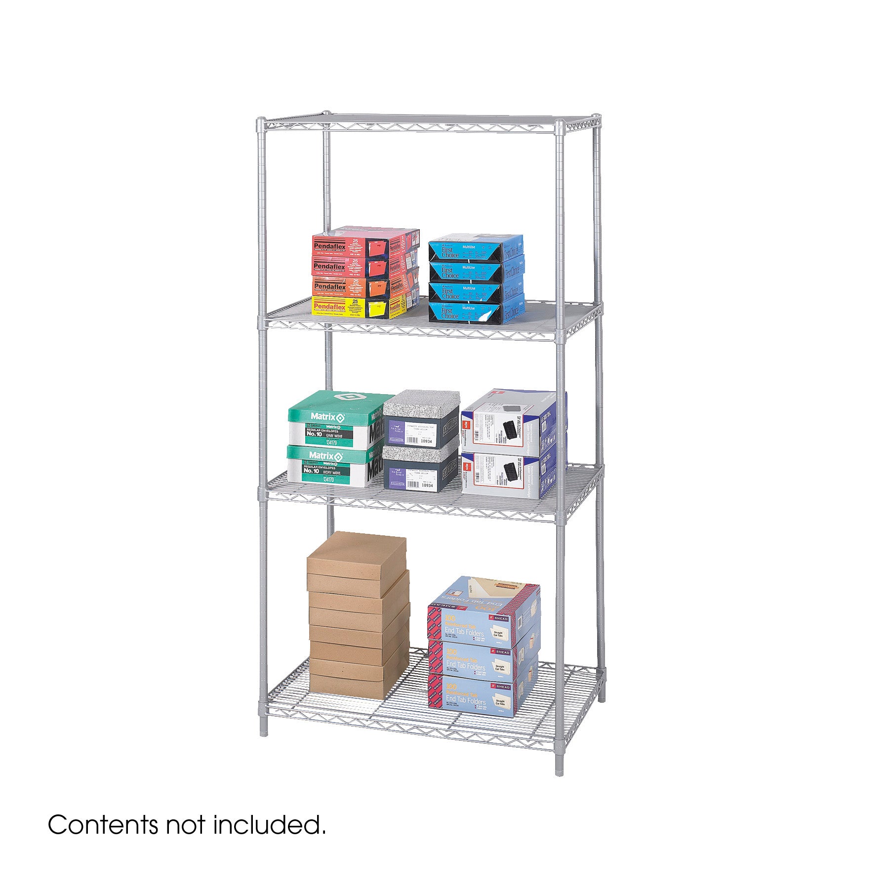 Shelving Wire Ind Starter Gry