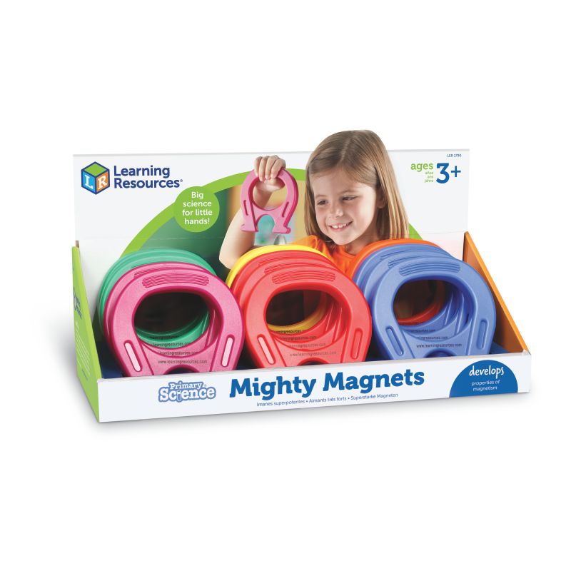 Primary Science® 5" Mighty Magnets, Set of 12