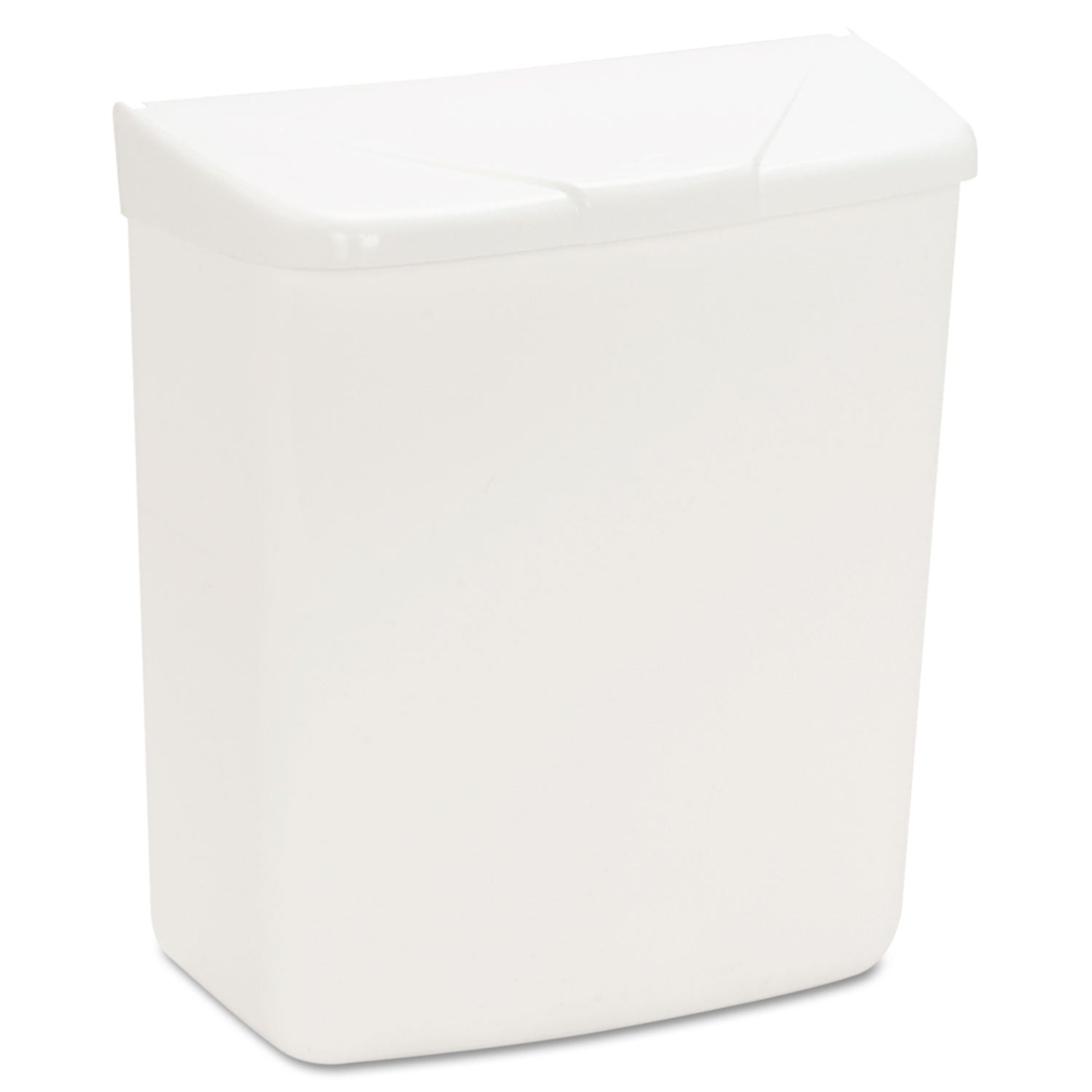 Hospeco Menstrual Care Product Waste Receptacle - Polypropylene Carbonate - White - 1 Each