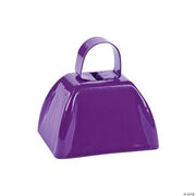 Purple School Cowbells - 12 Pieces