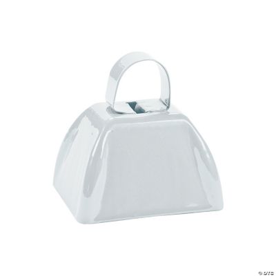 White School Cowbells - 12 Pieces