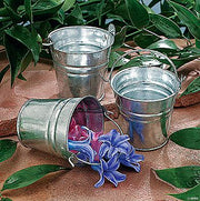Galvanized Buckets - 12 Pieces