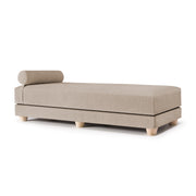 Jaxx Alon Daybed/Fold-Out Sleeper, Queen-Size Mattress - Premium Chenille, Beige