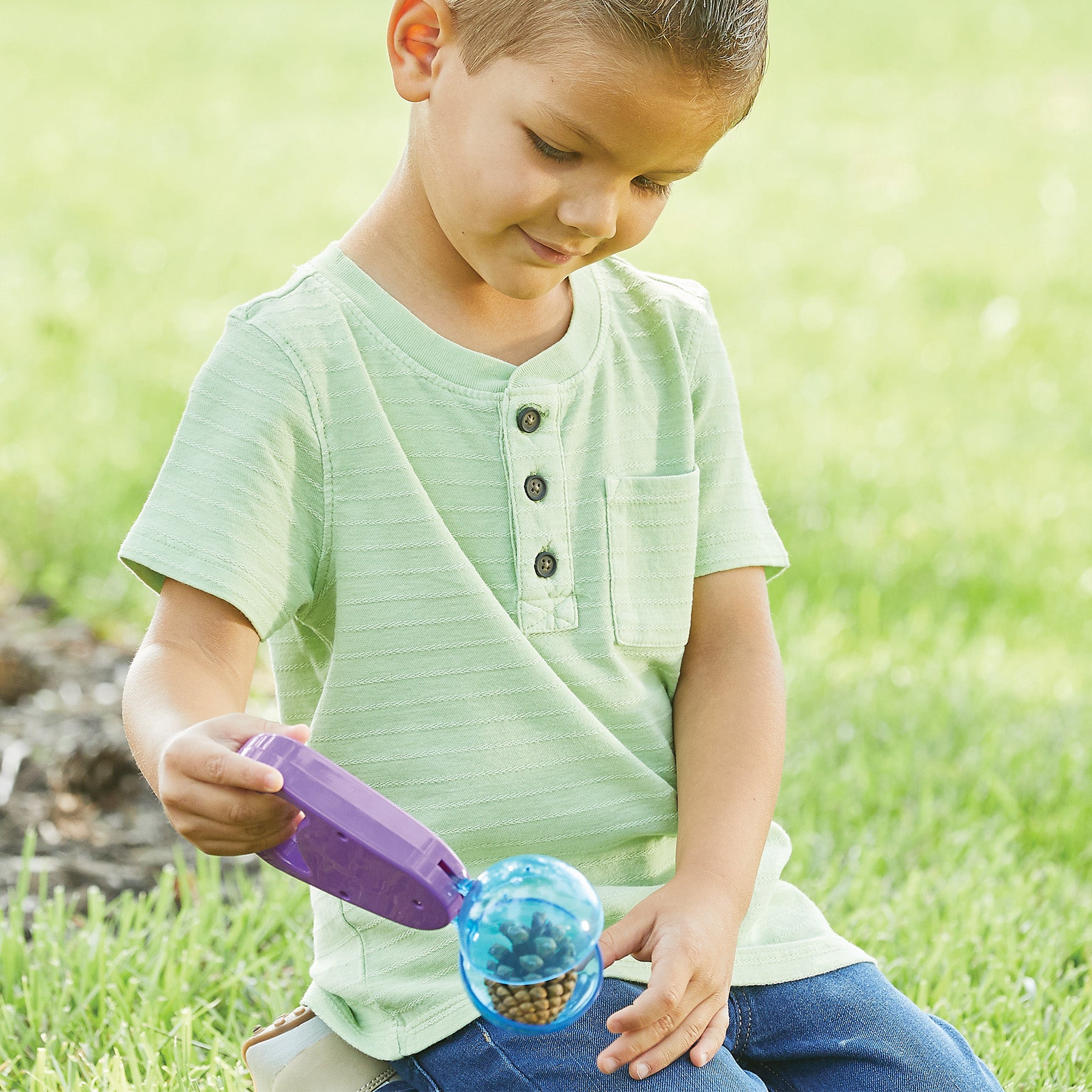 Helping Hands Outdoor Sensory Tools, 4 Pieces