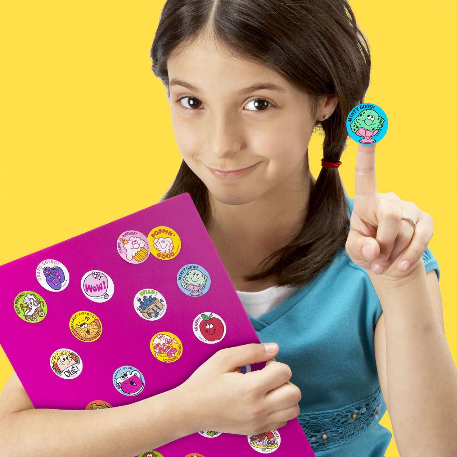 Minty Good!/Mint Ice Cream Scented Stickers, Pack of 24