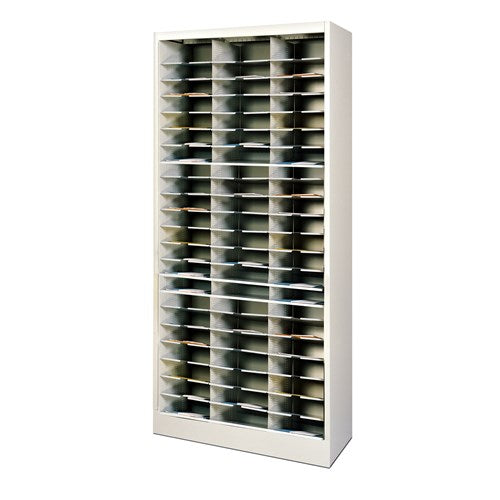 Sorter; 36"W x 80"H; 72 - 3"H x 12"D Pockets