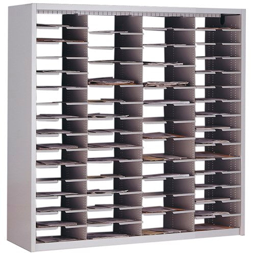 Mailflow Systems Sorter, Open Back; 44 Sorting Pockets 15”D without Plexi Doors